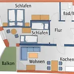 Apartmán Haus Nordseebrandung D1 4 *
